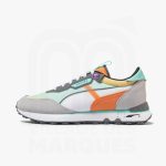 Vert/Gris/Orange/Blanc