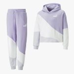 Mauve/Blanc