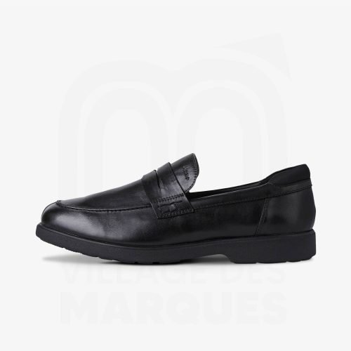 Geox Mocassins En Cuir Sphérique Ec11 Large Homme