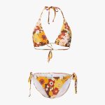 Marron/Floral