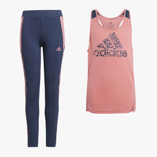adidas Designed To Move Leopard Ensemble Junior Fille